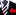 Red black stars and stripes tie and square