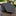 A Dark Graphite, White Geometric Oval Shaped Pattern Necktie 
