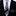 Thin Tie: Black, Grey, White Floral Tie and Accenting Pocket Square