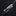 A Chrome, Black Color Rectangle Shape with Small Square Stones Tie Bar