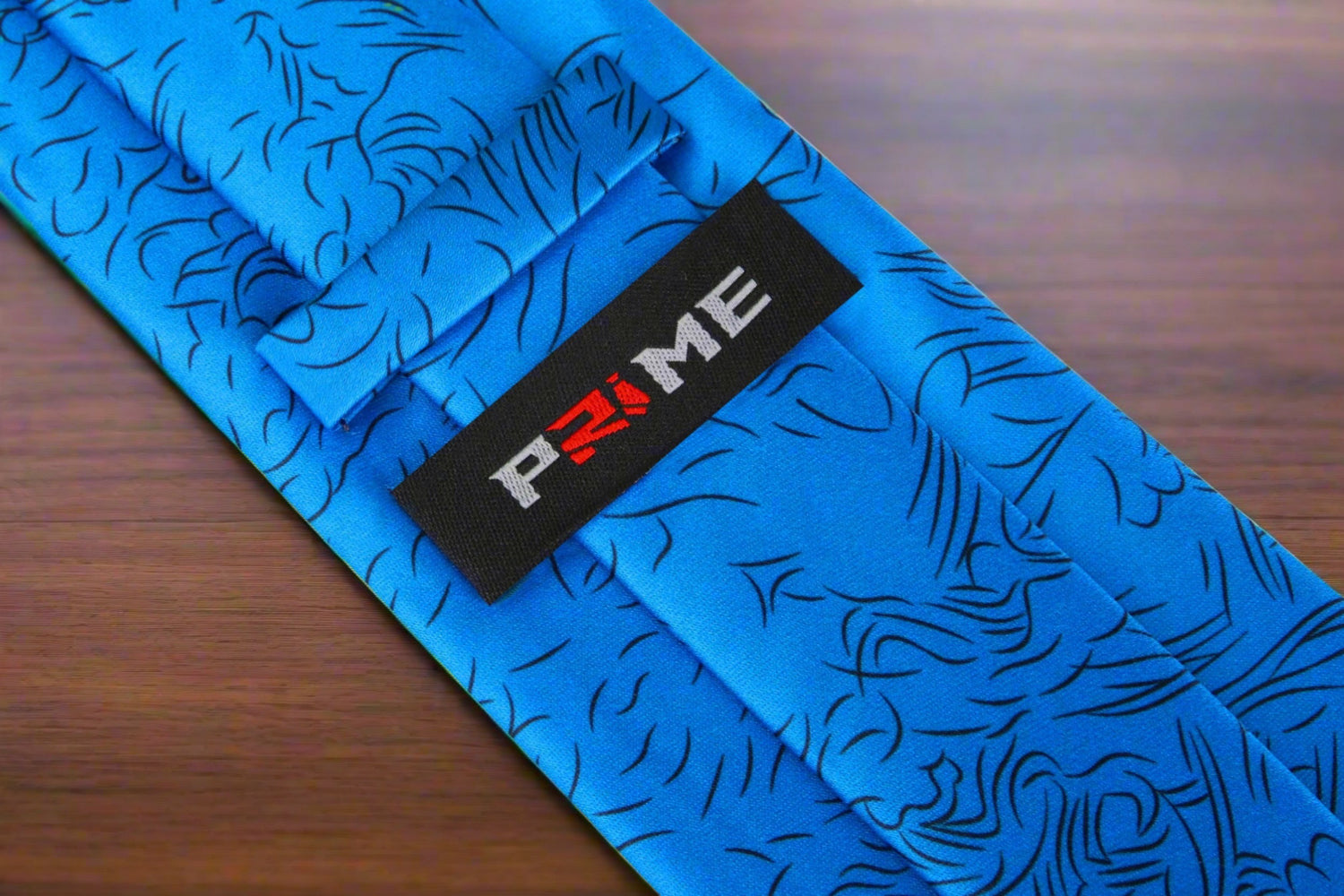 Blue, Black Abstract Tie Keep