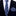 Blue Geometric Medallion Thin Tie and Pocket Square