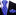 A Blue, Grey Polka Dot Pattern Necktie, Matching Pocket Square