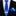 Thin Tie: Blue, Brown and Black Sandy Beach Necktie and Pocket Square