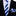 Blue, Light Blue, White Block Stipe Thin Tie and Square