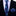 Deep Blue, Light Blue and Purple Vines and Flowers Thin Tie and Pocket Square