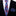 Blue, Orange Abstract Thin Tie and Abstract Blue, Light Blue Geometric Square