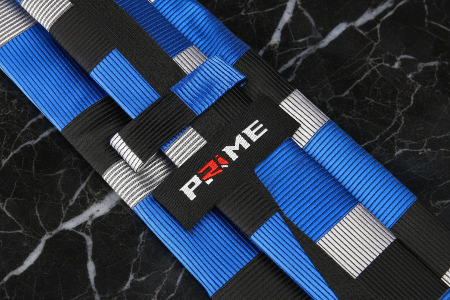 Blue, Grey, Black Abstract Tie Keep