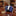 Blue, Dark Blue, White Stripe Tie  