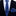 Thin Tie: Blue, Gold Christmas Trees Tie And Pocket Square