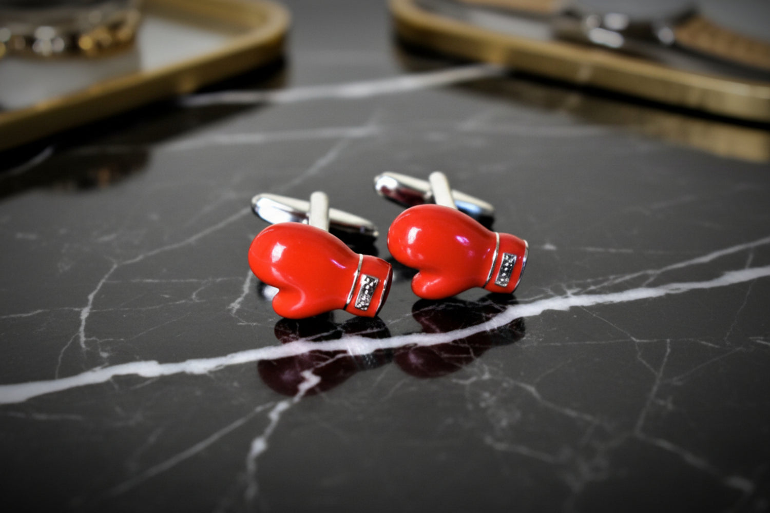 Red Boxing Glove Cufflinks