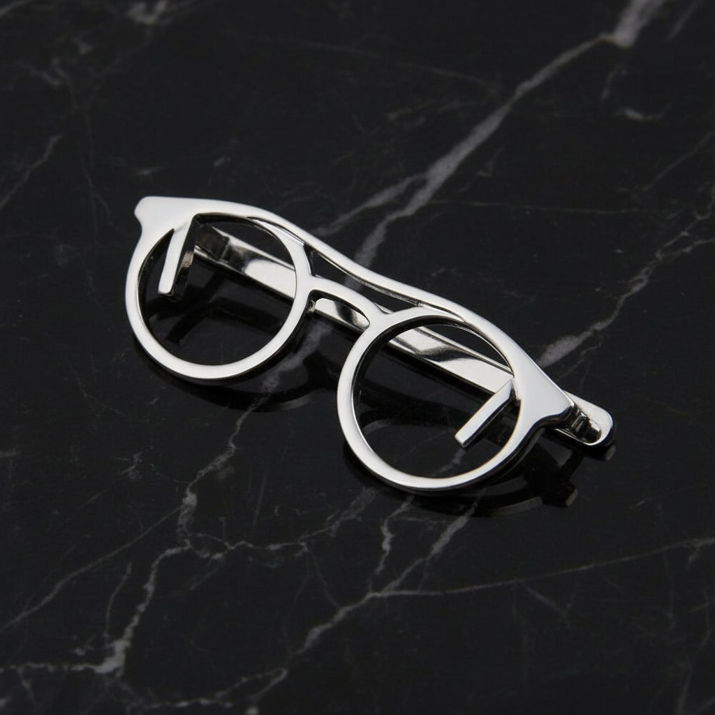 Silver Scissors Tie Bar