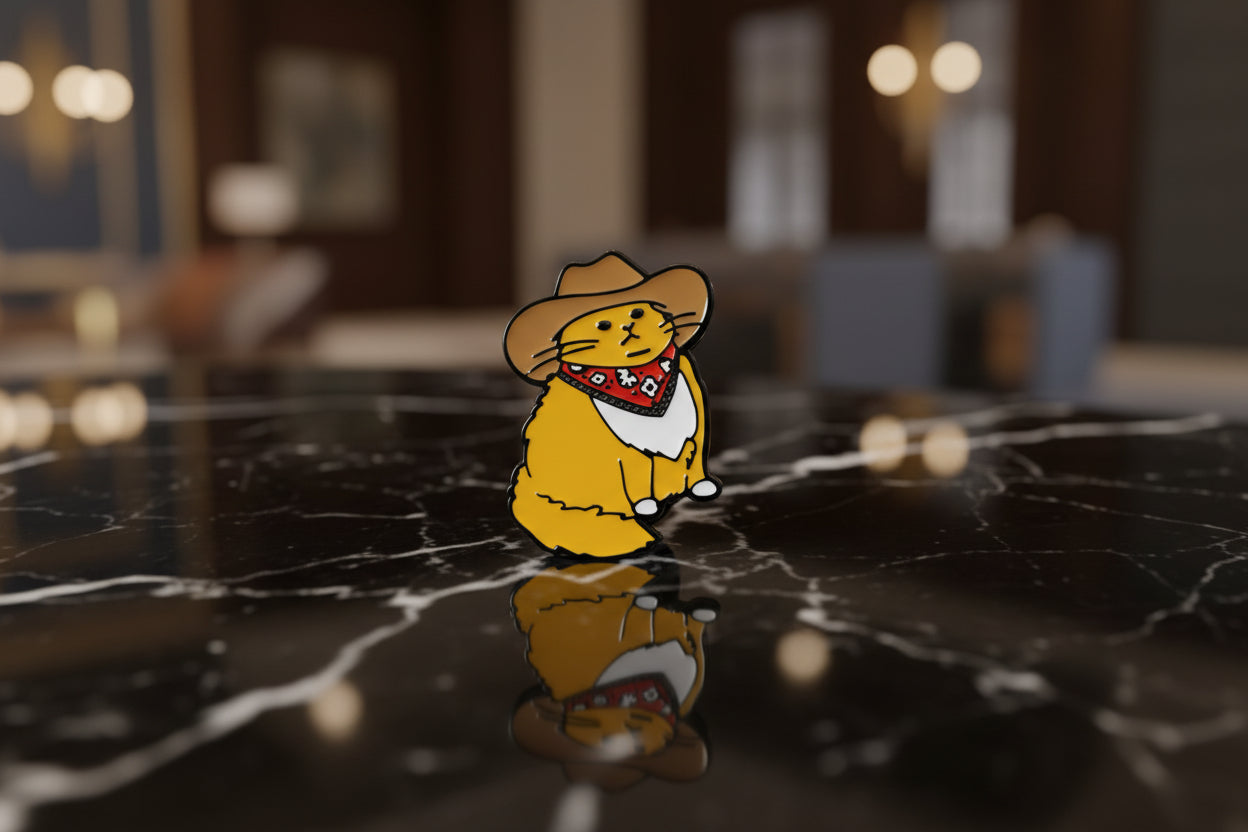 Cowboy Hat Lapel Pin