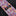Orange, Purple Circles and Squares Tie Keep