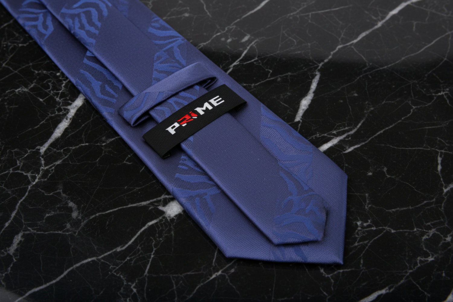Dark Blue Tiger Strength Tie Keep