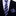 Thin Tie: Blue with White Stripe Necktie with Matching Square