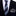 Thin Tie: Blue, Purple, White Stripe Necktie with Silver Geometric Square