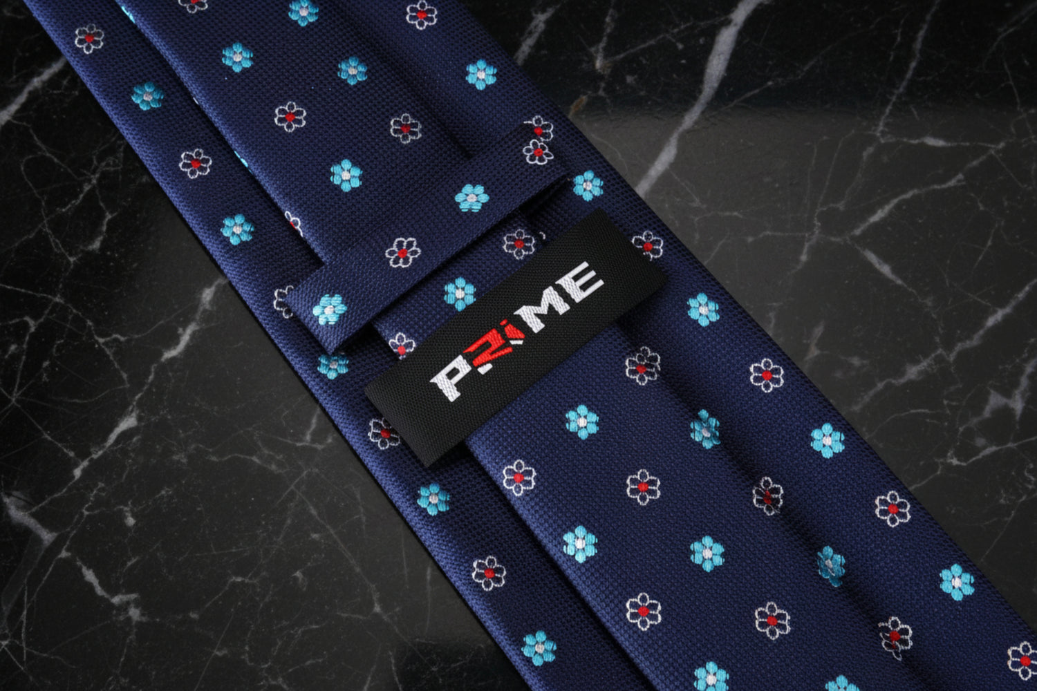 Blue Small Flower Necktie Keep