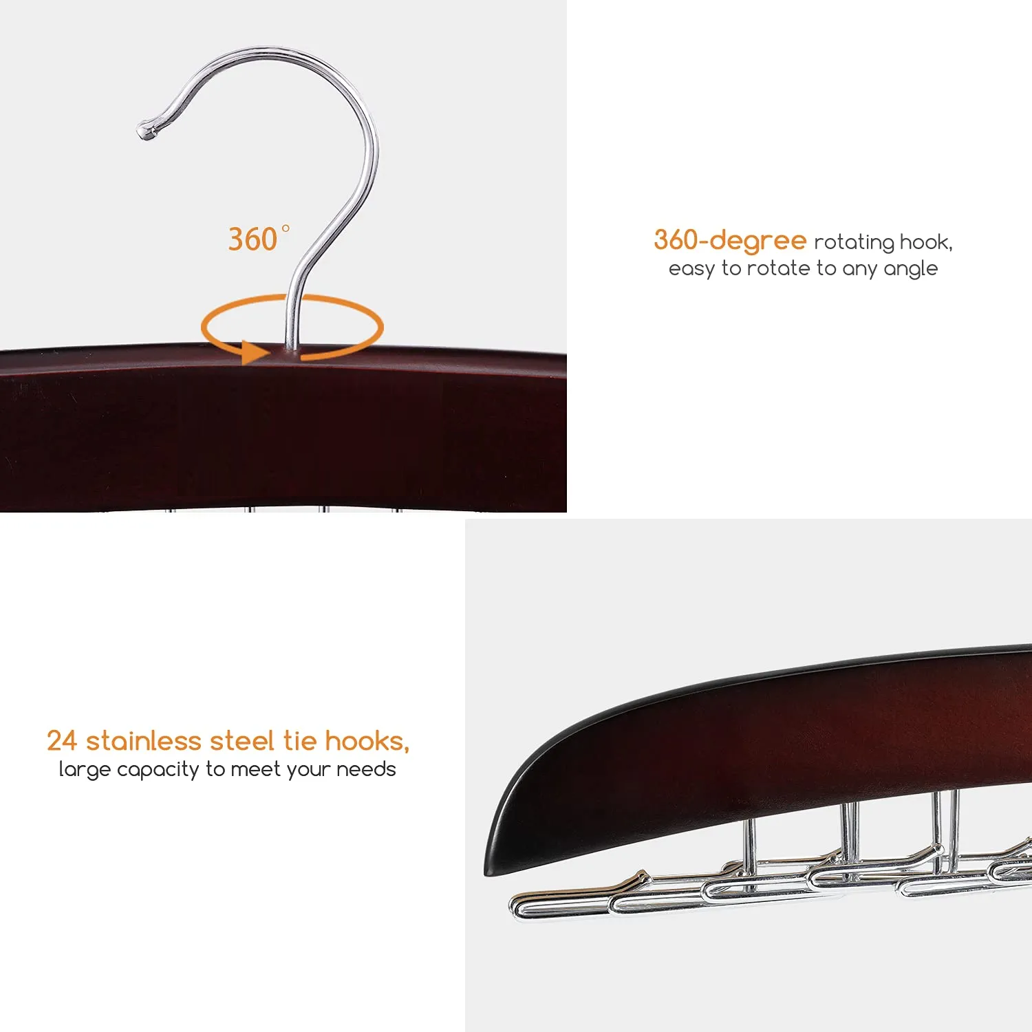 Dark Wood Hanger 3