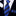 Dark Blue Stripe Tie and Square||Dark Blue