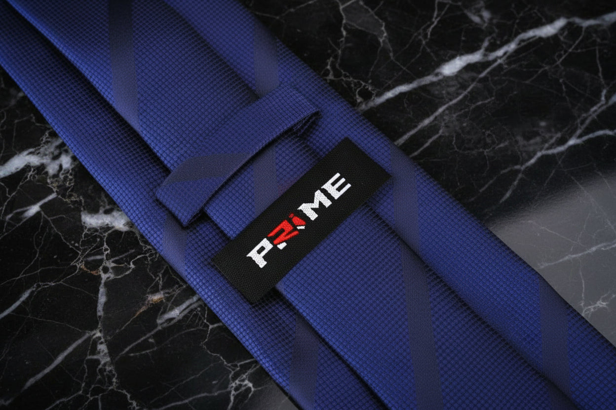 Tie Keep: Deep Blue Stripe Necktie 