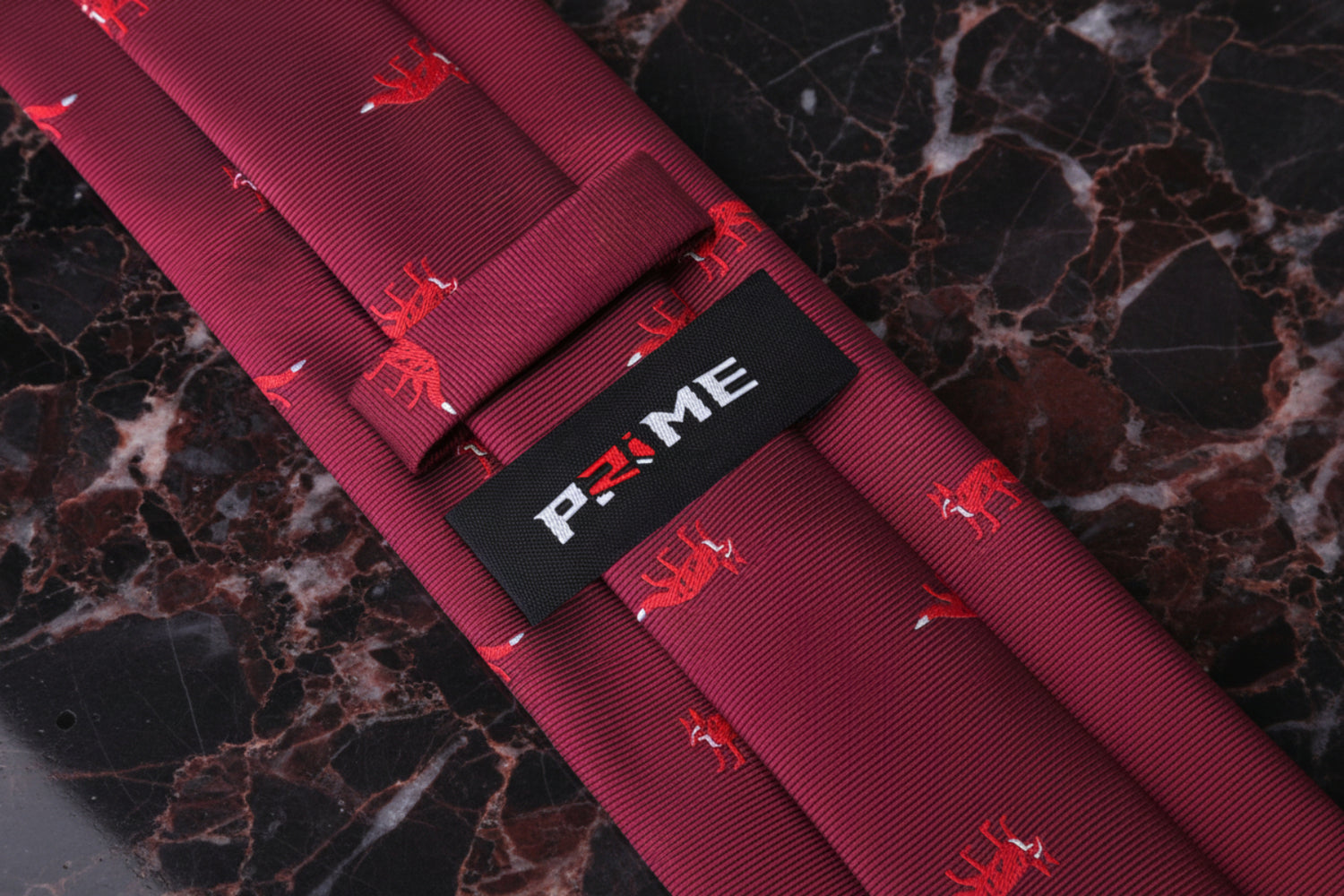Deep Red, Red Fox Necktie Keep