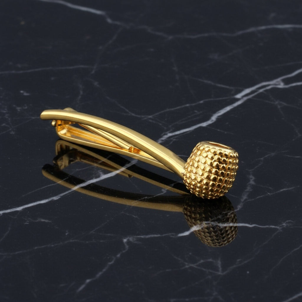 Golden Colored Pipe Tie Bar
