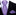 A Purple Paisley Pattern Silk Necktie, Matching Pocket Square