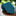 A Green, Blue Horizontal Line Pattern Silk Necktie 
