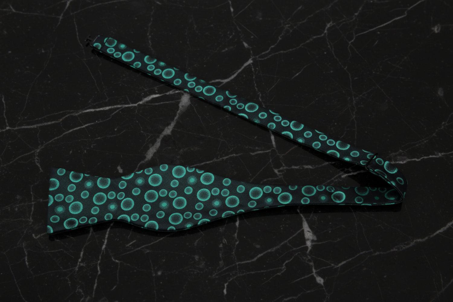 Green Polka Bow Tie Self-Tie