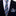 Thin Tie: Grey, Brown, Black, Blue, White Stripe Necktie and Matching Square
