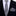 Thin Tie View: Grey, Black Stripe Tie and Pocket Square