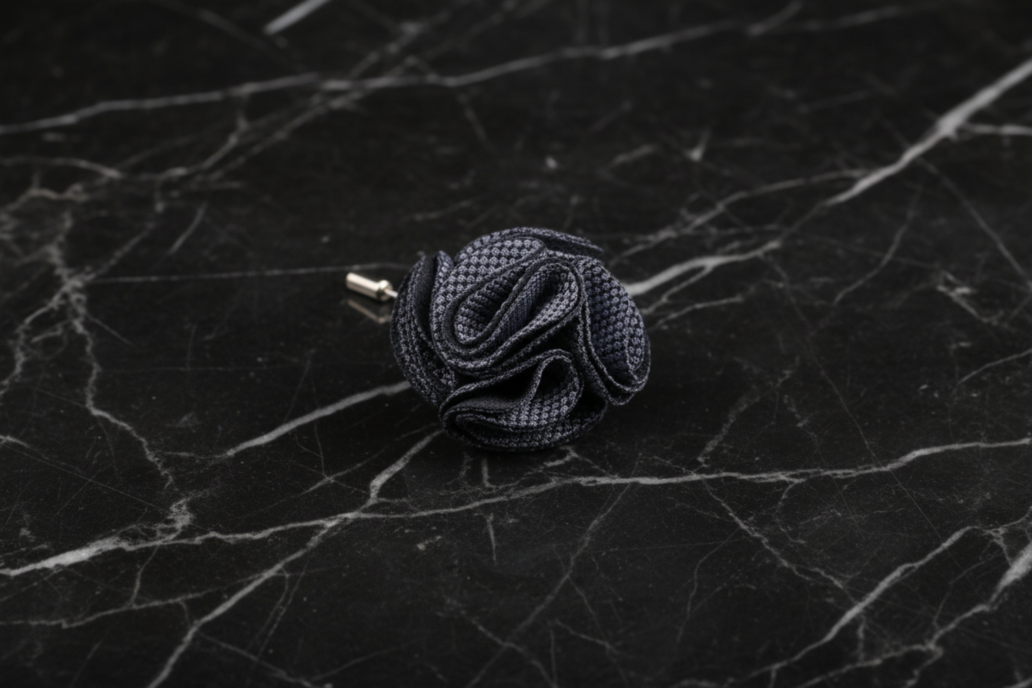 A Grey Textured Burst Lapel Pin||Grey