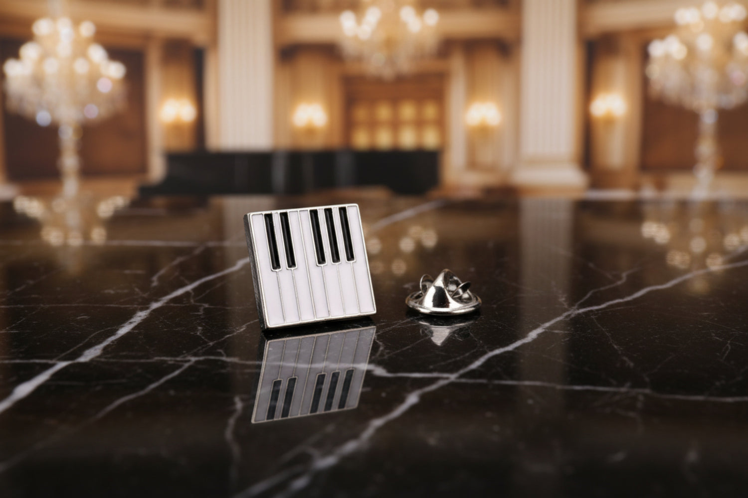 A Keyboard Lapel Pin