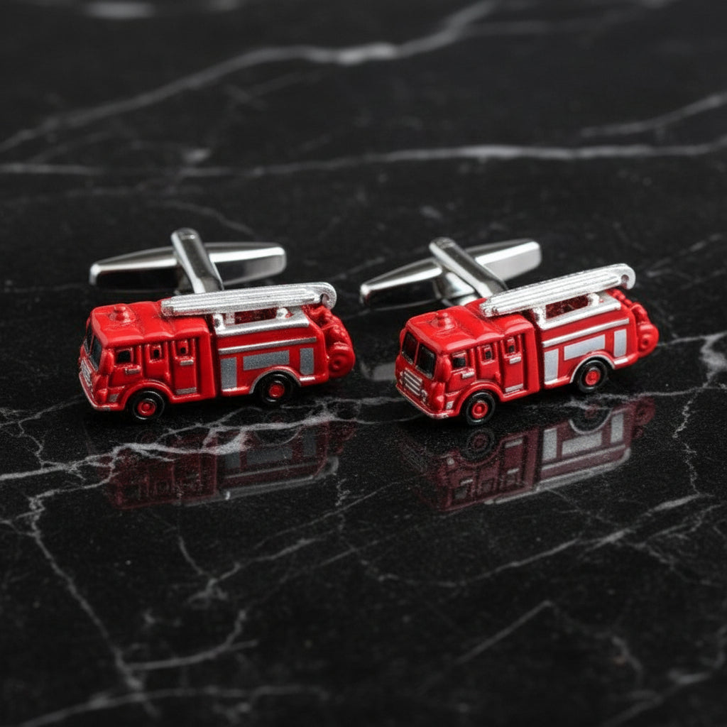 Fire Truck Cuff-links