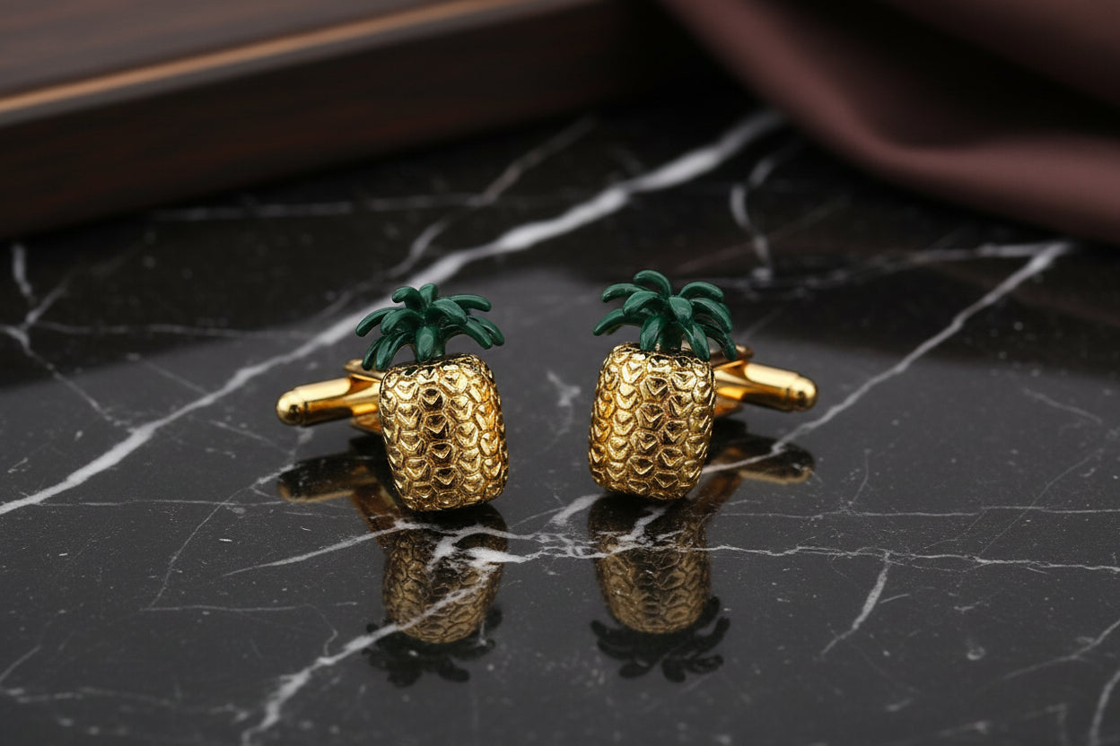 Pineapple Cufflinks