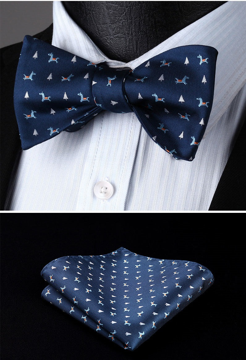 Reindeer Bow Tie and Square