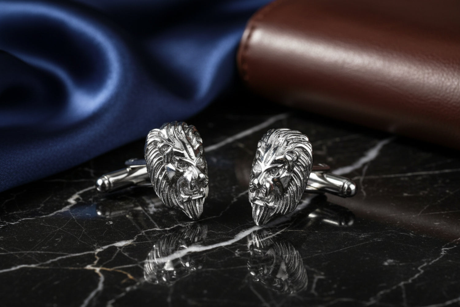 chrome cufflinks