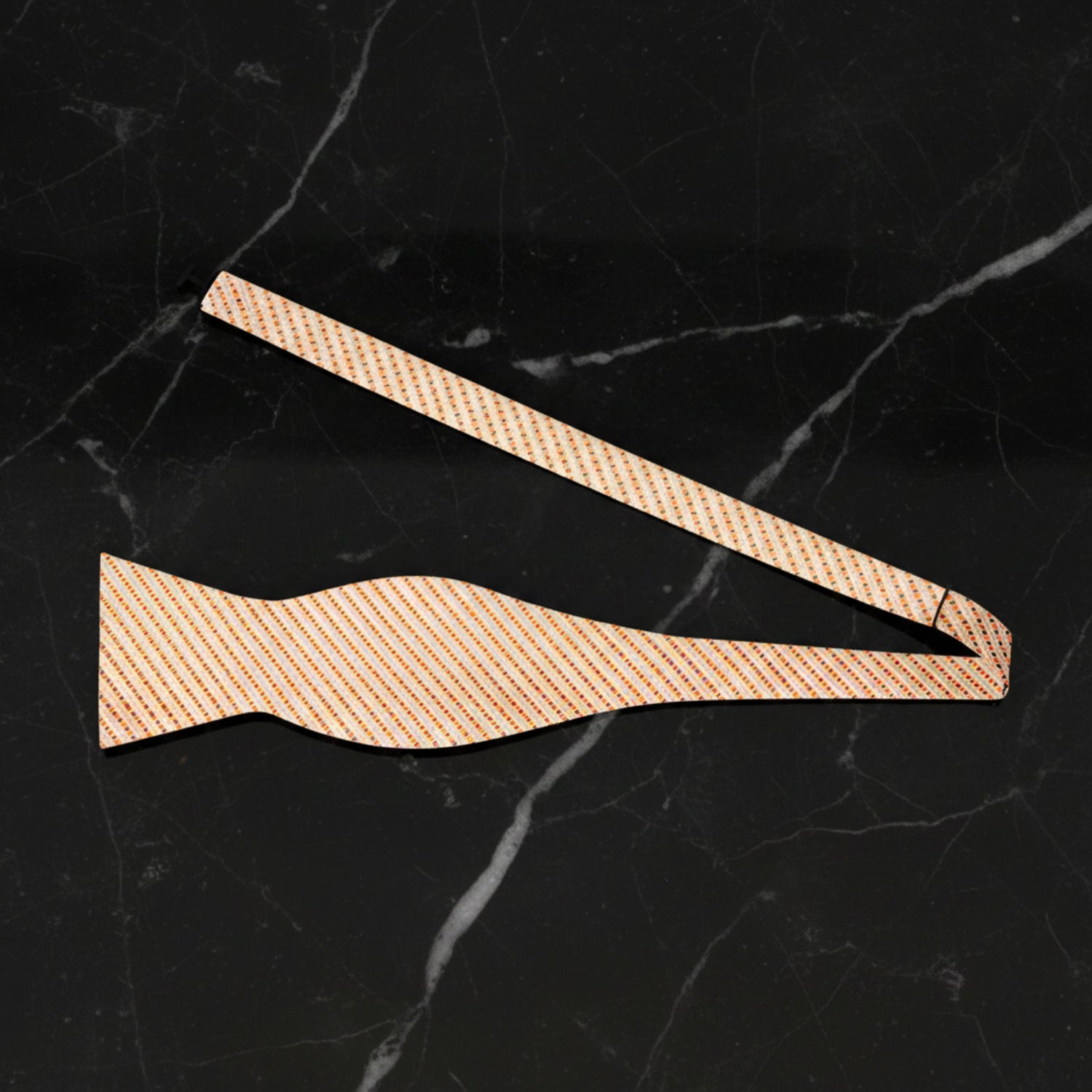 Khaki Self Tie Bow Tie