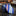 A Blue, Light Blue, Orange Stripe Pattern Necktie 