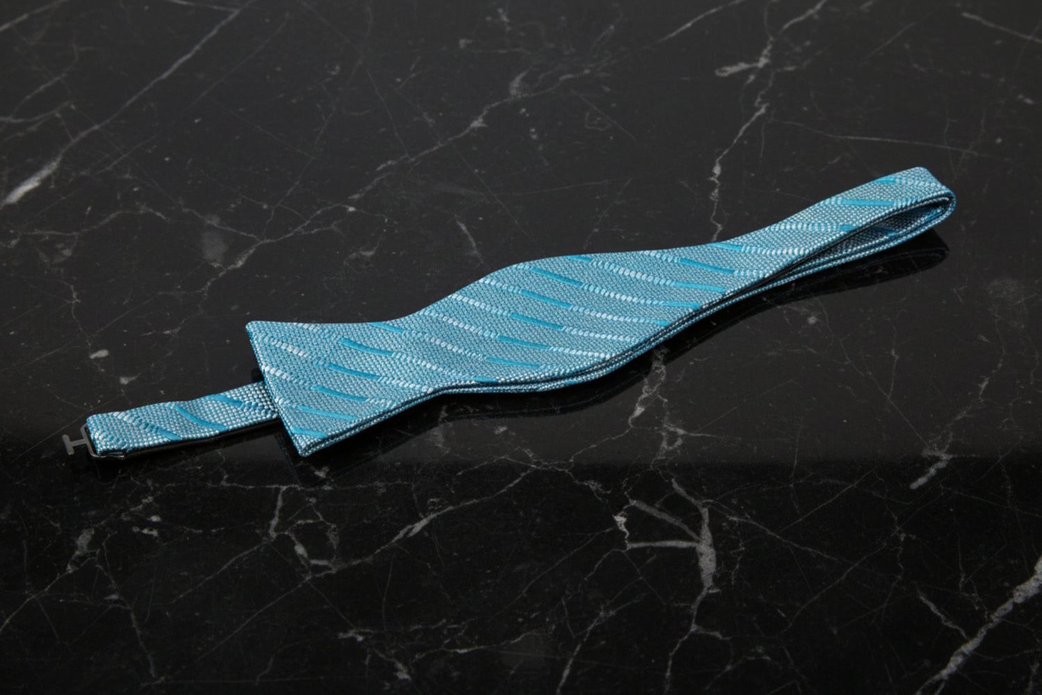 Light Blue Bow Tie Untied