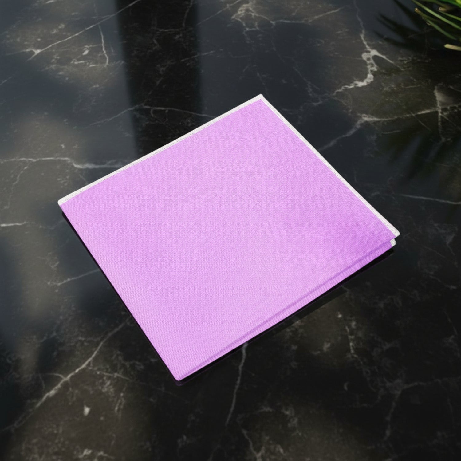 Light Purple with White Edge Pocket Square