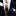 Thin tie Blue, Yellow, Orange, Brown, Green abstract tie and square