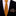 Thin Tie: Orange, Black Abstract Lines Tie and Black, Orange Floral Square