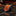 Orange with Crosshatch texture and grey border pattern necktie  