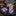 Alt View: A Orange, Blue, White Stripe Pattern Necktie, Matching Pocket Square