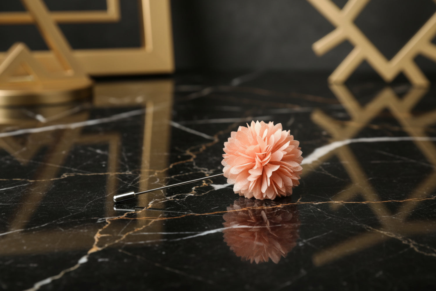 Peach Lapel Pin
