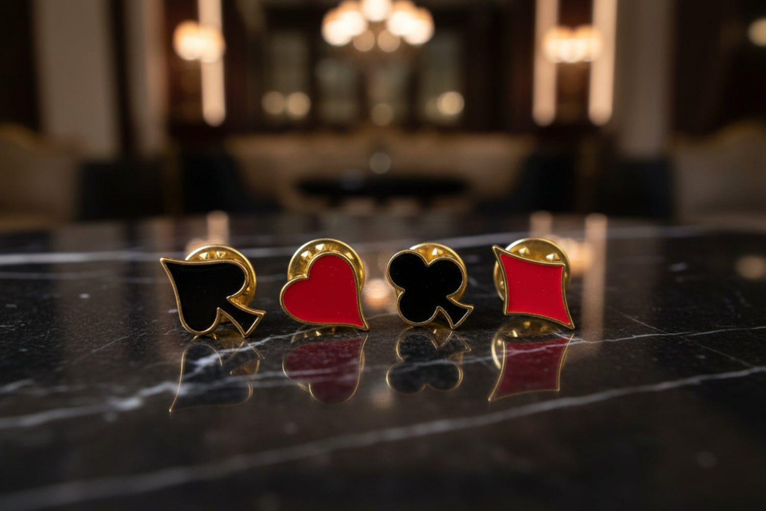 Poker Lapel Pins
