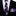 Purple, Black & Silver Geometric Stripe Necktie
