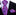 A Purple, Blue Color Paisley Pattern Silk Necktie, Matching Pocket Square